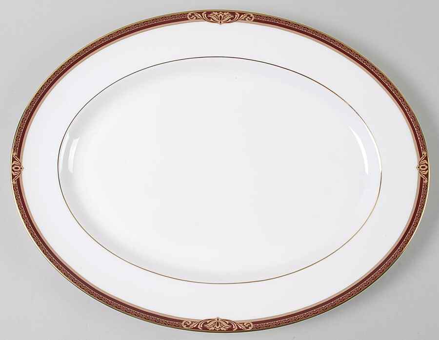 Tennyson 15" Oval Serving Platter by Royal Doulton-1