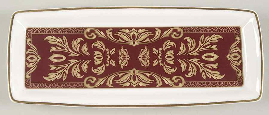 Tennyson Rectangular Tray by Royal Doulton-1