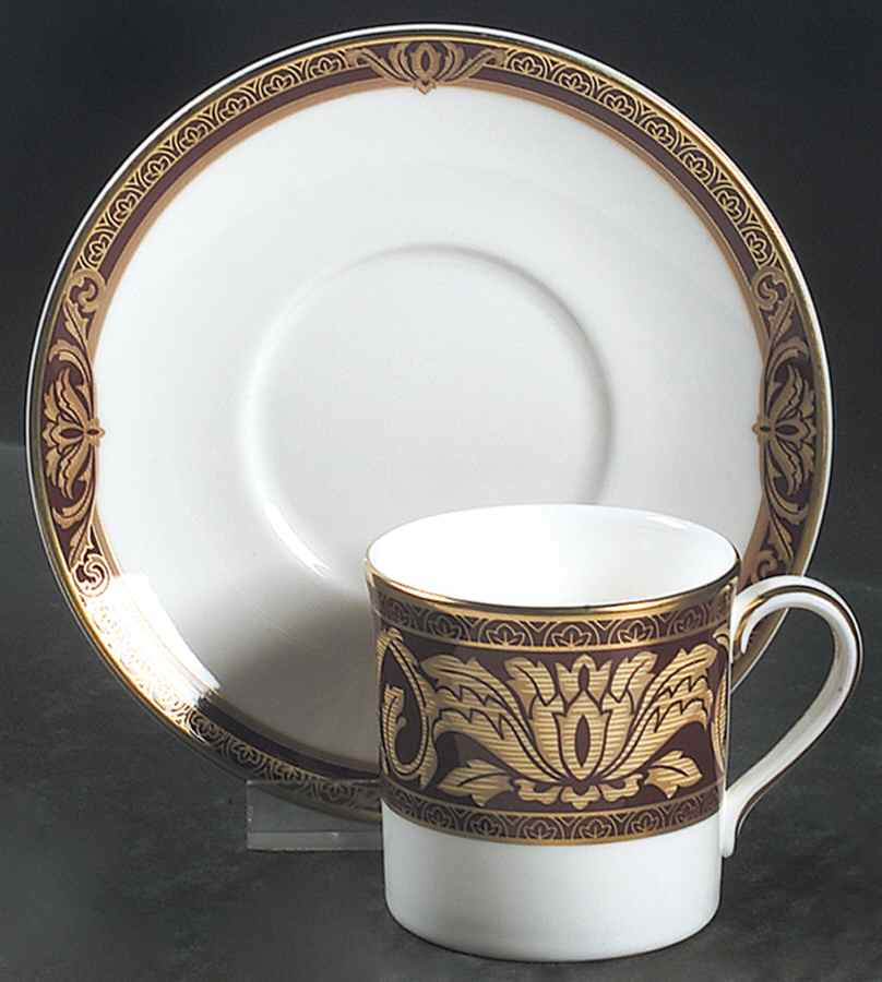 Tennyson Espresso Cup and Saucer Set by Royal Doulton-1