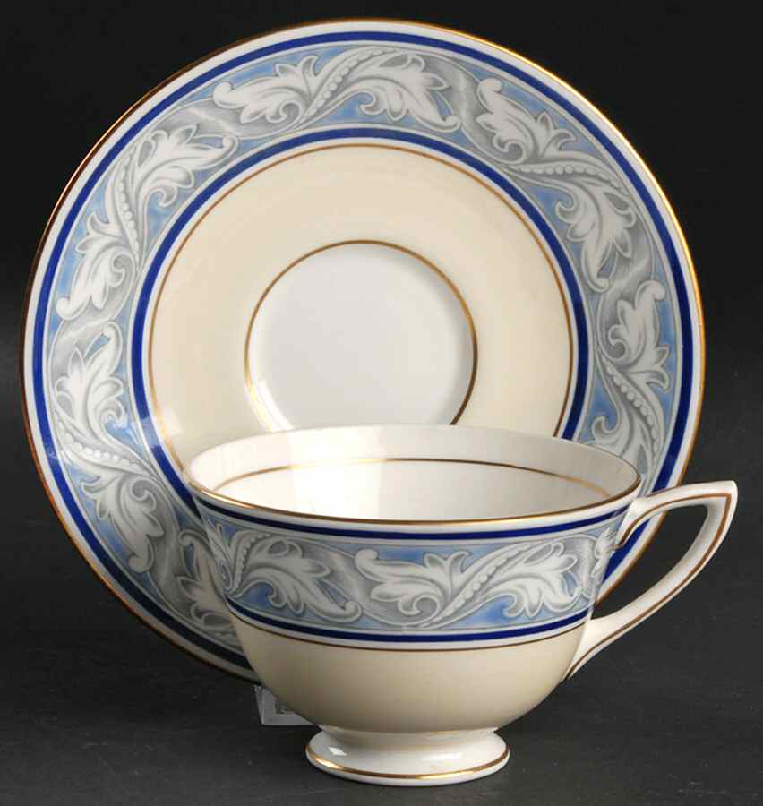 The Tewkesbury Footed Cup & Saucer Set by Royal Doulton-1