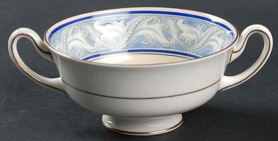 The Tewkesbury Footed Cream Soup Bowl by Royal Doulton-1