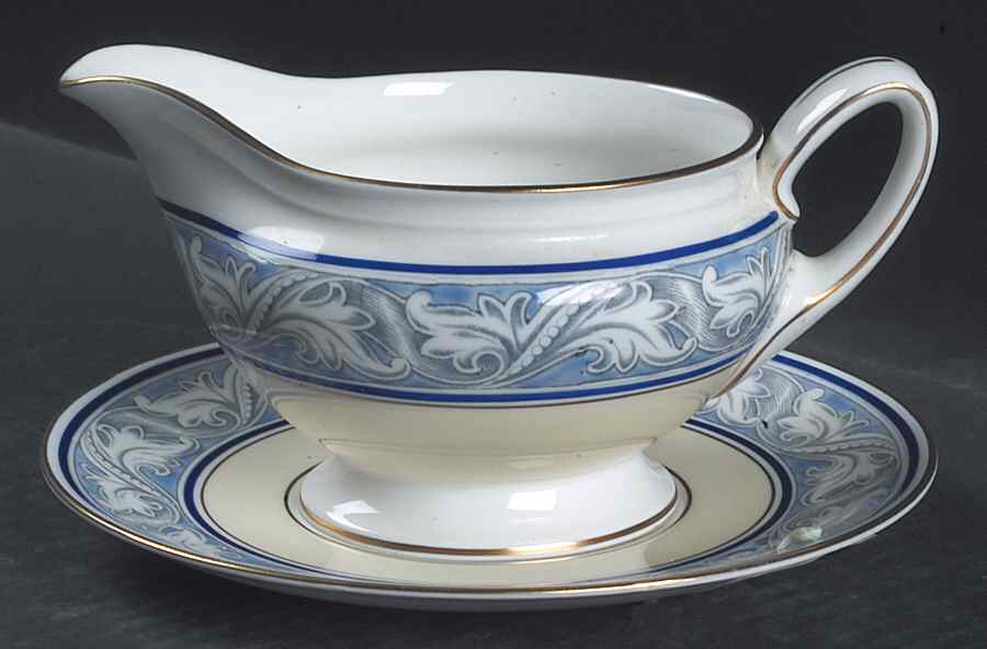 The Tewkesbury Gravy Boat & Underplate by Royal Doulton-1