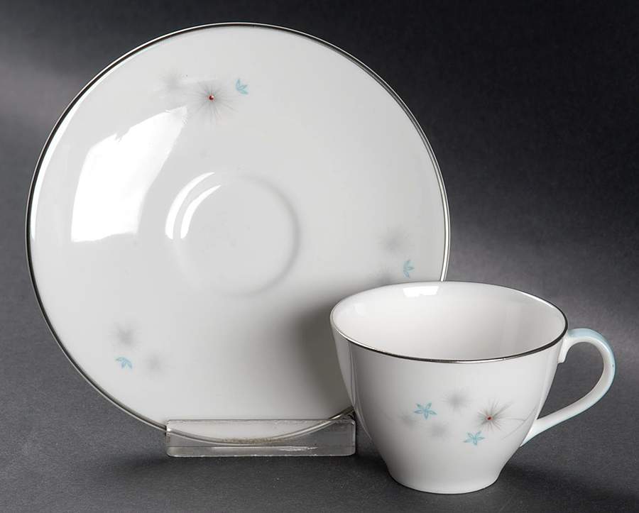 Thistledown Flat Demitasse Cup & Saucer Set by Royal Doulton-1