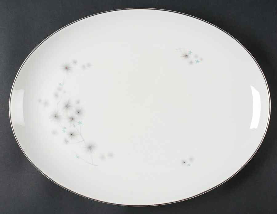 Thistledown 15" Oval Serving Platter by Royal Doulton-1