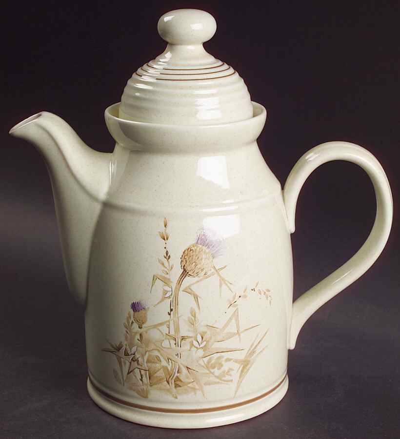 Thistledown Coffee Pot & Lid by Royal Doulton-1
