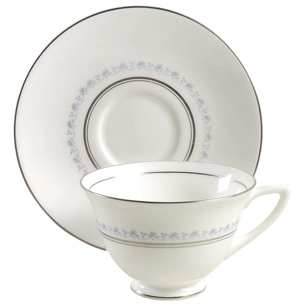 Tiara Footed Cup & Saucer Set by Royal Doulton-1