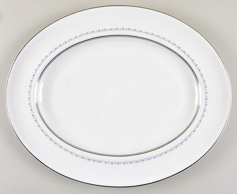 Tiara 17" Oval Serving Platter by Royal Doulton-1