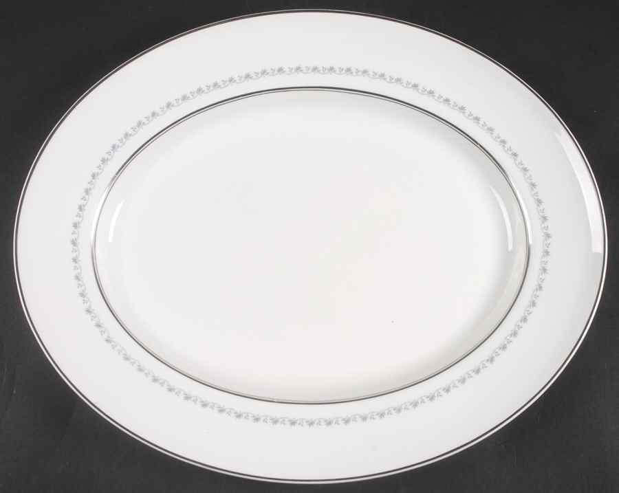 Tiara 15" Oval Serving Platter by Royal Doulton-1