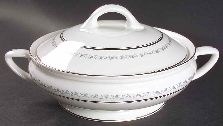 Tiara Round Covered Vegetable by Royal Doulton-1