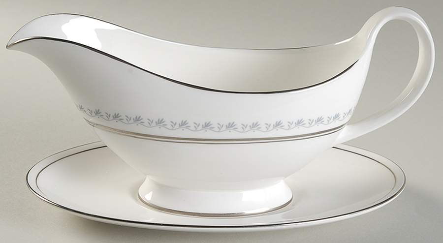 Tiara Gravy Boat & Underplate by Royal Doulton-1