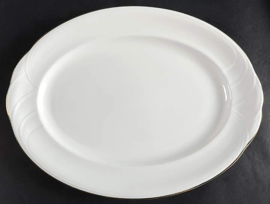 Tiara 13" Oval Serving Platter by Royal Doulton-1