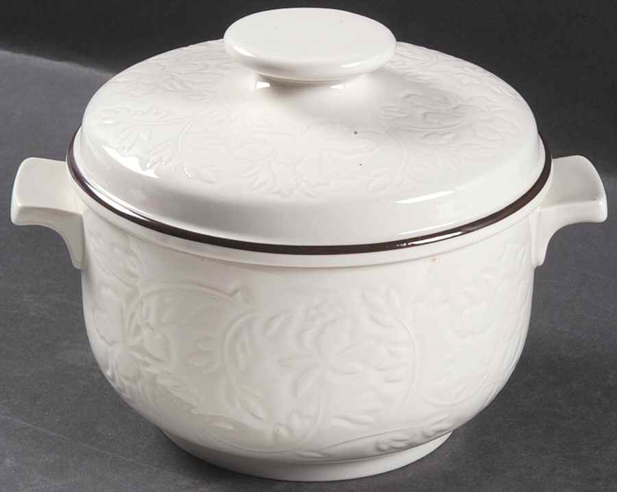 Ting Brown 1.25 Qt Round Covered Casserole by Royal Doulton-1