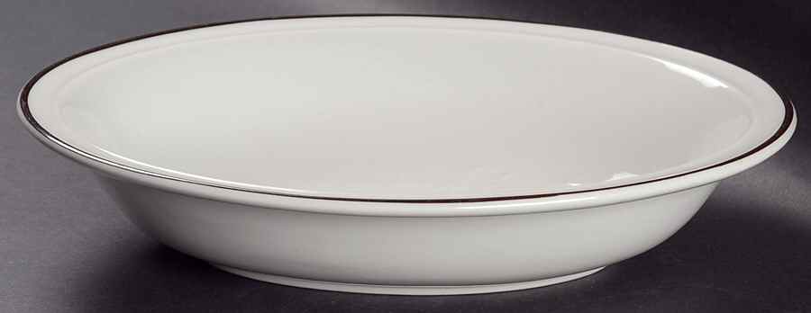 Ting Brown 10" Oval Vegetable Bowl by Royal Doulton-1