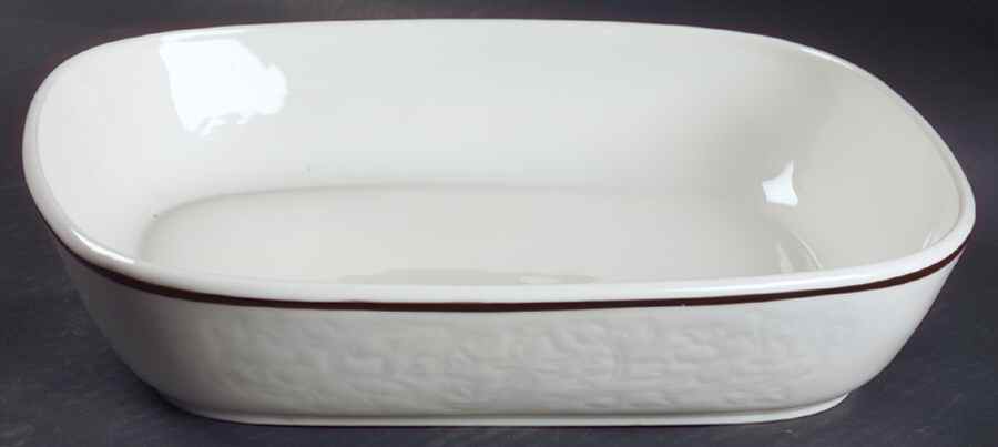 Ting Brown 10'' Oblong Roaster by Royal Doulton-1