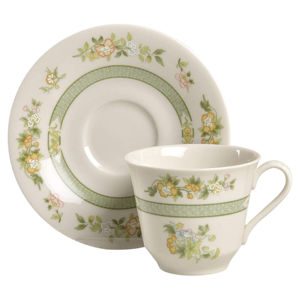 Tonkin Flat Cup & Saucer Set by Royal Doulton-1
