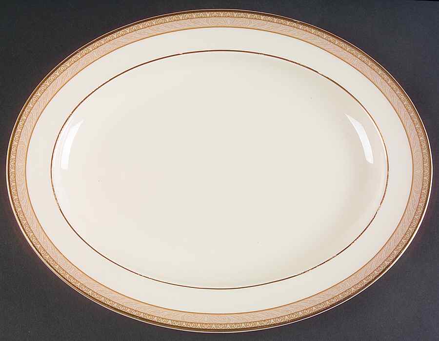 Toulouse 13" Oval Serving Platter by Royal Doulton-1