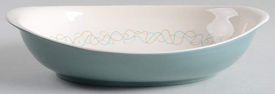 Tracery 10" Oval Vegetable Bowl by Royal Doulton-1