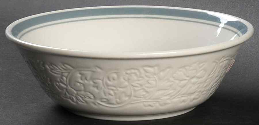Tracery Mist Coupe Cereal Bowl by Royal Doulton-1