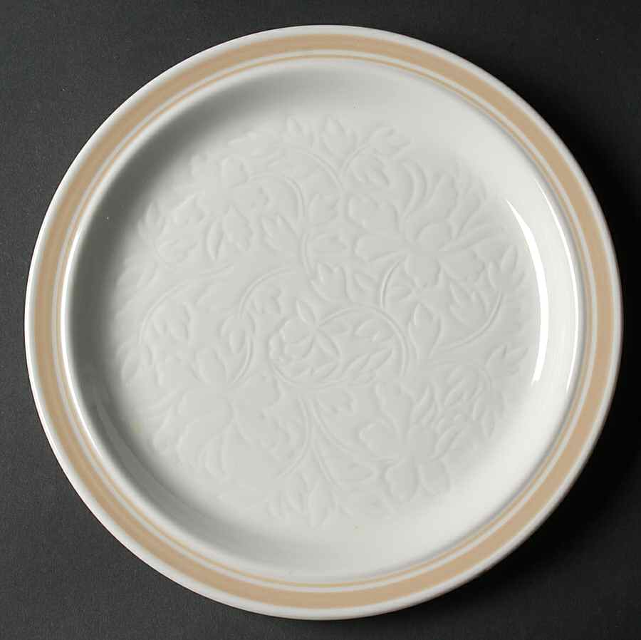 Tracery Mocha Salad Plate by Royal Doulton-1