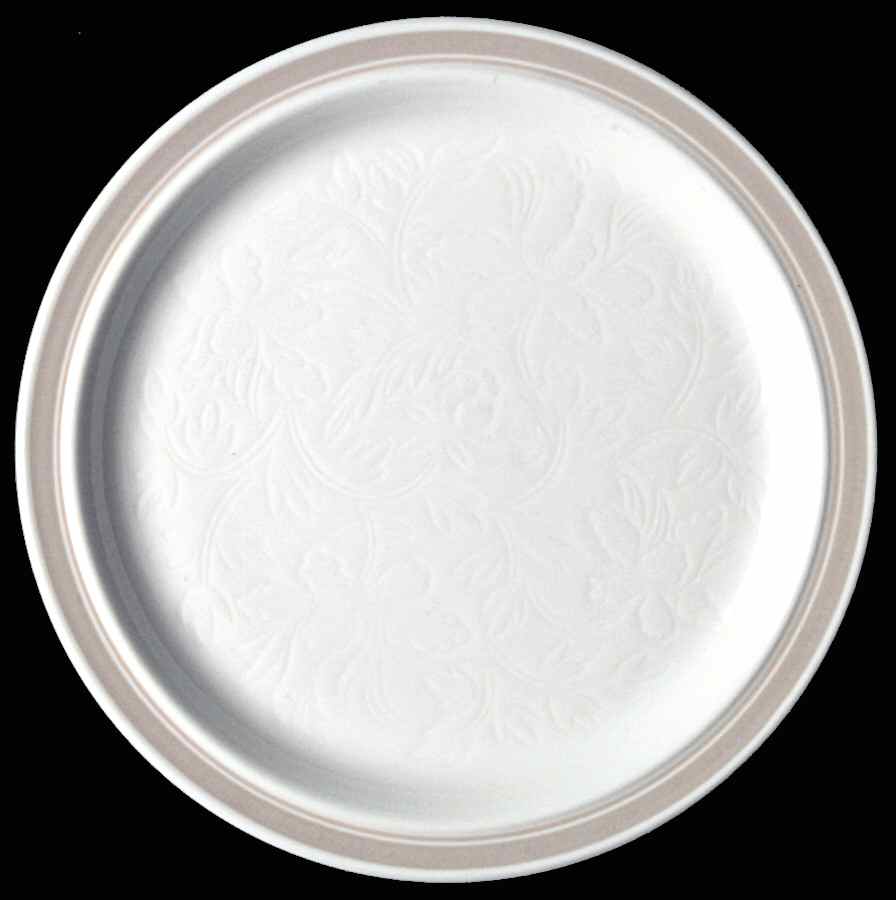 Tracery Mocha Dinner Plate by Royal Doulton-1