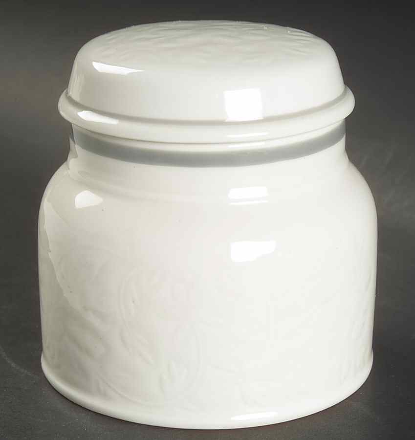 Tracery Smoke Sugar Bowl & Lid by Royal Doulton-1