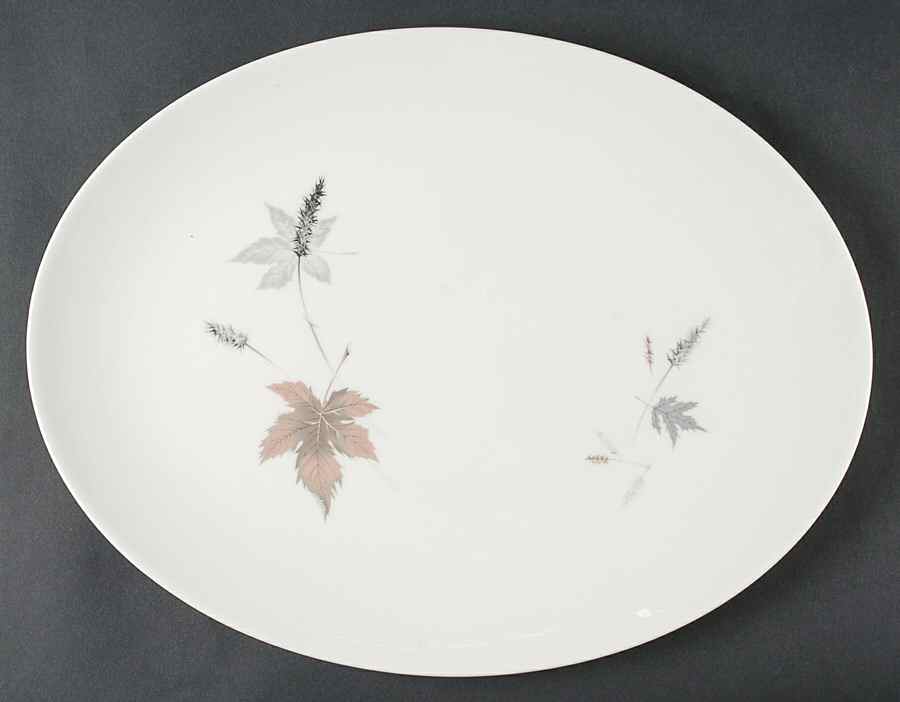 Tumbling Leaves 16" Oval Serving Platter by Royal Doulton-1