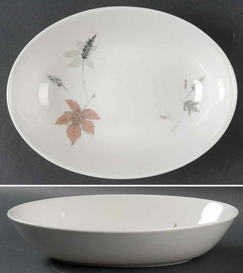 Tumbling Leaves 9" Oval Vegetable Bowl by Royal Doulton-1