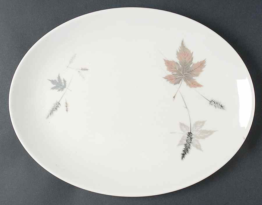 Tumbling Leaves 13" Oval Serving Platter by Royal Doulton-1