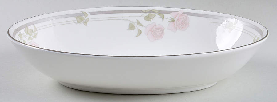 Twilight Rose 9" Oval Vegetable Bowl by Royal Doulton-1