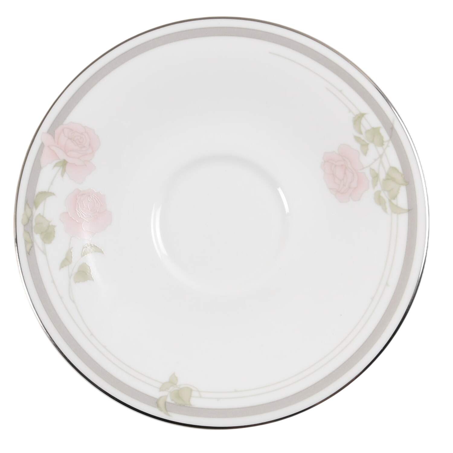 Twilight Rose Saucer for Flat Cup by Royal Doulton-1