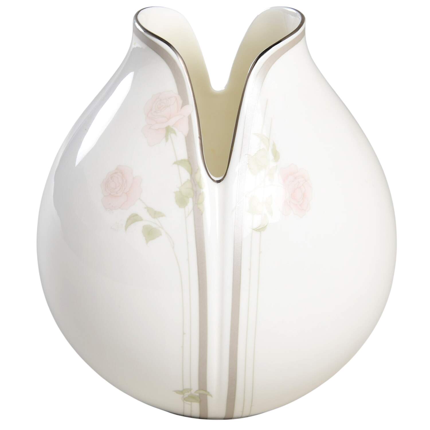 Twilight Rose Tulip Vase by Royal Doulton-1