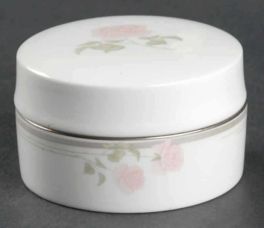 Twilight Rose Round Box & Lid by Royal Doulton-1