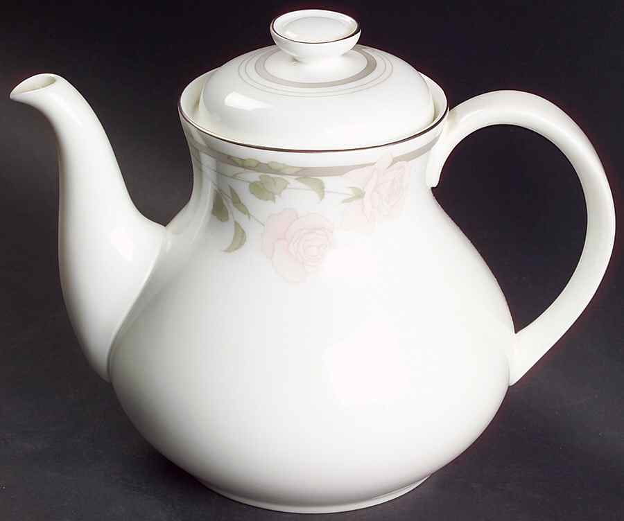 Twilight Rose Teapot & Lid by Royal Doulton-1