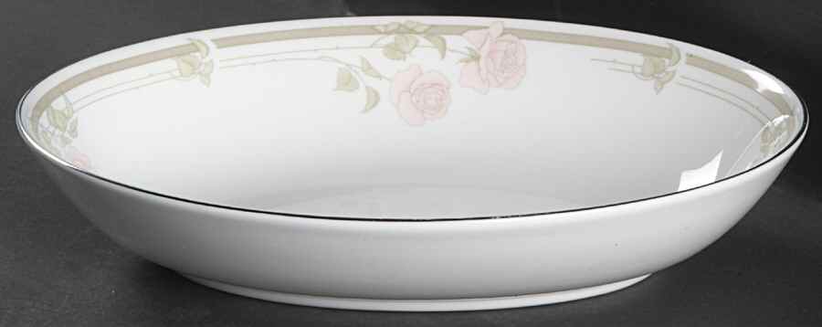 Twilight Rose 9" Oval Vegetable Bowl by Royal Doulton-1