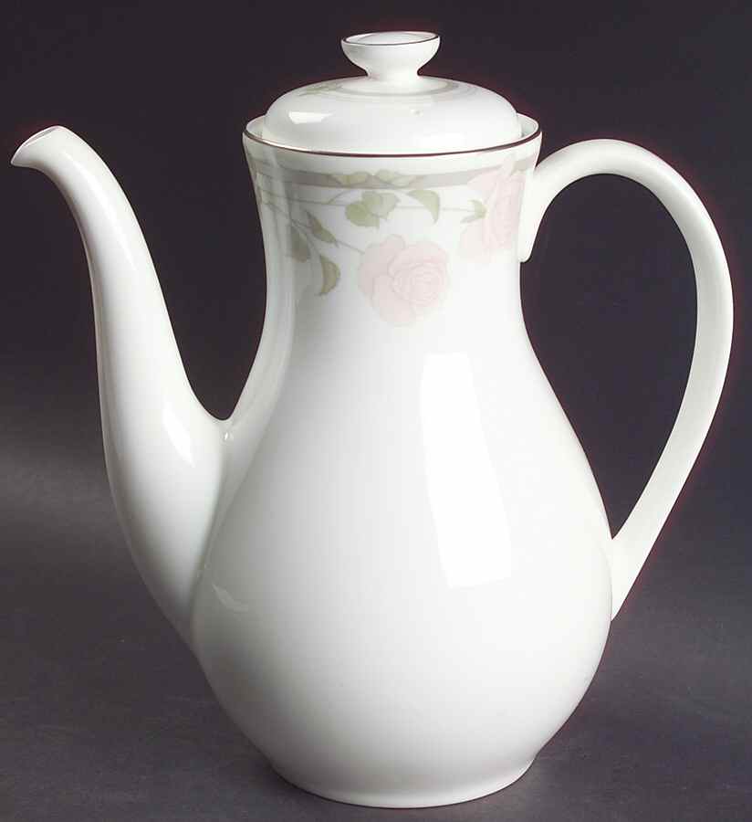 Twilight Rose Coffee Pot & Lid by Royal Doulton-1