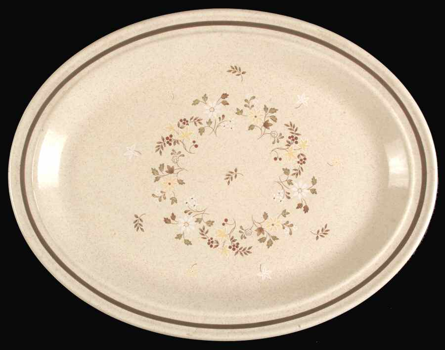 Uplands 13" Oval Serving Platter by Royal Doulton-1