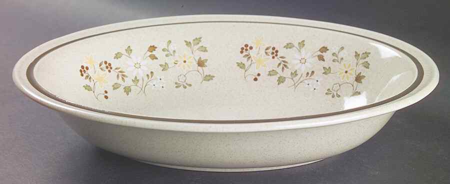 Uplands 10" Oval Vegetable Bowl by Royal Doulton-1