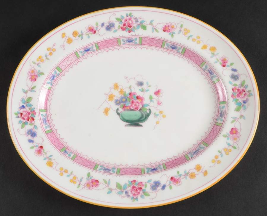 Urn 10" Oval Serving Platter by Royal Doulton-1