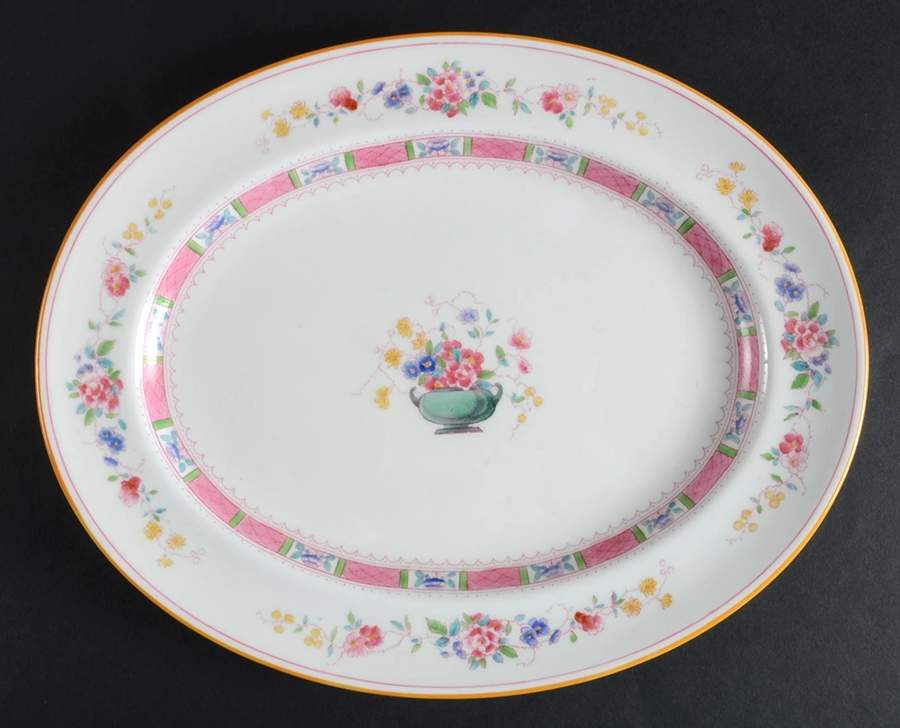 Urn 12" Oval Serving Platter by Royal Doulton-1