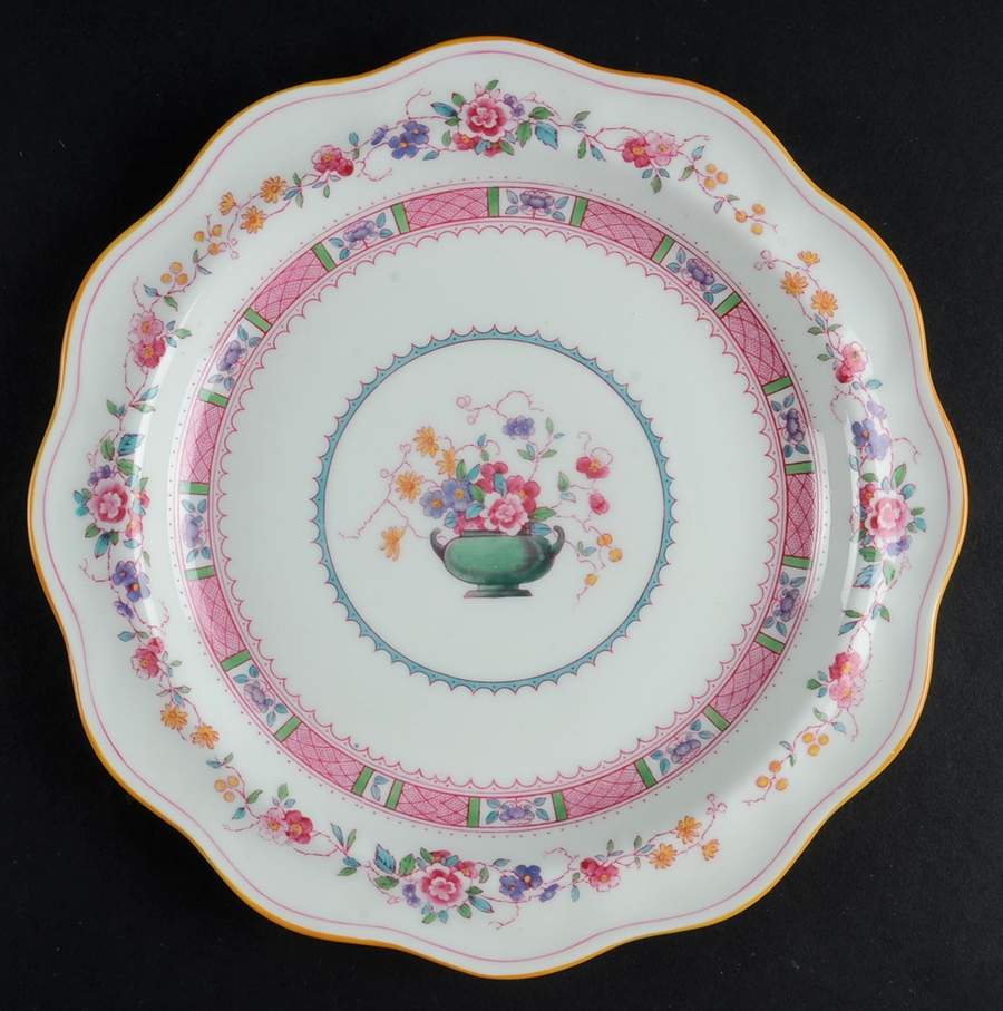 Urn Scalloped Luncheon Plate by Royal Doulton-1
