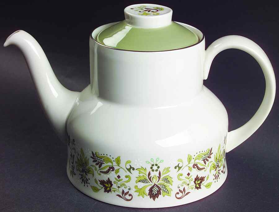 Vanity Fair Teapot & Lid by Royal Doulton-1