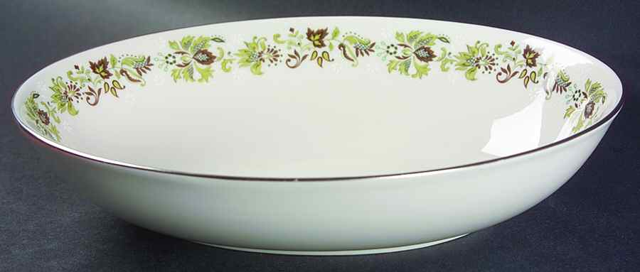 Vanity Fair 9" Oval Vegetable Bowl by Royal Doulton-1