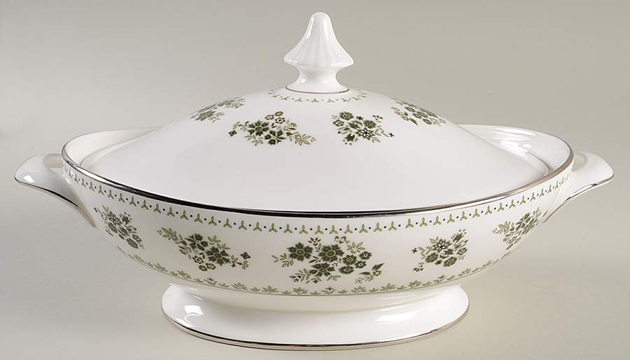 Valley Green Oval Covered Vegetable by Royal Doulton-1