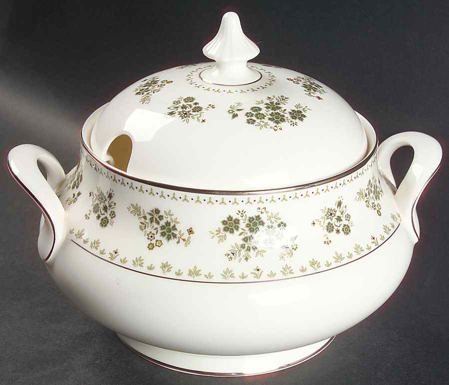 Valley Green Tureen &  Lid by Royal Doulton-1