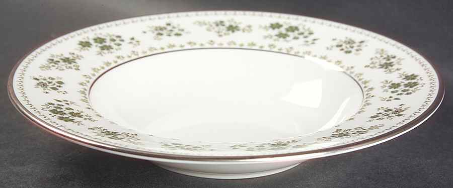 Valley Green Rim Soup Bowl by Royal Doulton-1