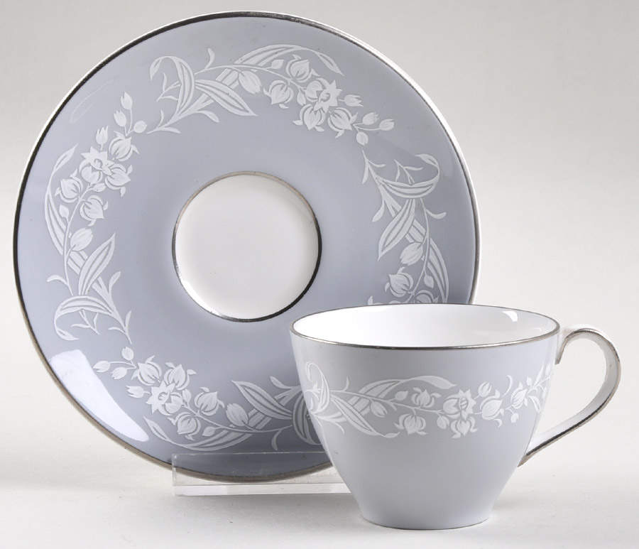Valleyfield Flat Demitasse Cup & Saucer Set by Royal Doulton-1