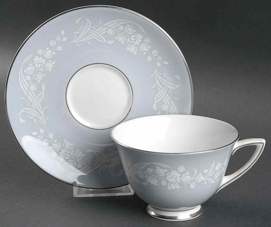 Valleyfield Footed Cup & Saucer Set by Royal Doulton-1