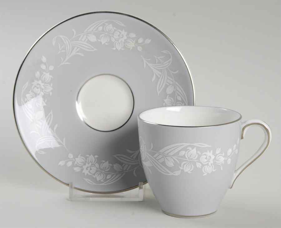 Valleyfield Flat Demitasse Cup & Saucer Set by Royal Doulton-1