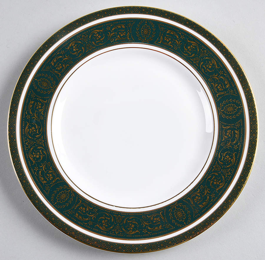 Vanborough Green Salad Plate by Royal Doulton-1