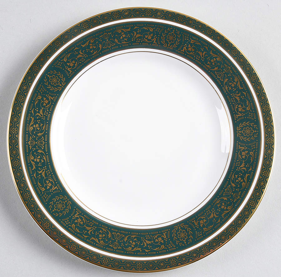 Vanborough Green Bread & Butter Plate by Royal Doulton-1
